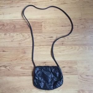 Fossil genuine leather Black Crossover Small Purse